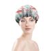 Pink Flamingos Tropical Shower Cap | Reusable Exotic Bird Hair Care Accessory for Women | 10.6 x 4.3 x 0.15 Inch - Buy Online on GoSupps.com