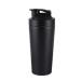 soynogya Protein Shaker Stainless Steel 750 ml Sports Fitness Protein Shaker Egg White Black (750ml(black))