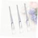 Makeup Brush Brush Eyebrow Brush White Brush Baking Brush Silicone Eyebrow Stamp Brush Mud Applicator Brush Applicator Brush Face Set of 9 - Buy Online on GoSupps.com