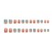 Shop Chtom Ni a PD-45 Orange Blue Halo Net Red Fake Nail Stickers | Beautiful Metallic Armor Finish for Stunning Nails - International Shipping Available - Buy Online on GoSupps.com