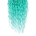DSoar 22 Deep Twist Crochet Hair - Ocean Wave Curly Bohemian Braids 3 Packs Synthetic Hair Extensions in Green - Buy Online on GoSupps.com
