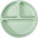 Pandaear 2er Children's Silicone Plate Set - Suction Cup Baby Plate & Spoon 3-Divided BPA-Free Non-Slip for Easy BLW Dining - Buy Online on GoSupps.com