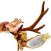 TQUXNGA Aesthetic Antler Headband for Christmas Reindeers Antler Hairhoop Holiday Headpiece Halloween Cosplay Costume Hair Decor Brown A - Buy Online on GoSupps.com