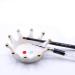 Minkissy Ceramic Nail Art Palette - Crown Shaped Manicure & Pigment Mixing Plate for Nail Makeup (White) - International Shipping Available - Buy Online on GoSupps.com