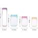 BKpearl 40 Pcs Mason Jar Bottles Bags Portable Food Storage Bag Snack Ziplock Bags Reusable Airtight Seal Storage Bags Leakproof Food Saver Bags for Travel Camping Picnic - Buy Online on GoSupps.com