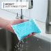 Thrive Reusable Ice Packs for Lunch Bags - 4 Pack Blue Geometric Prints - Lightweight & Long Lasting Gel Packs for Cooler and Lunch Box - Buy Online on GoSupps.com