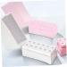 2pcs grinding head storage box nail drill bit container nail bit display holder nail bit organizer para u as nail drill bits container product plastic small round hole 8x7.2cm As Shown - Buy Online on GoSupps.com