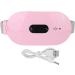 Ghzste Menstrual Heating Pad - 4 Gears Adjustable Electric Cramps Belt for Waist Support - Pink | International Shipping - Buy Online on GoSupps.com