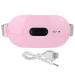 Tiiyee heating cushion portable cable -free electrical device lower back menstruation cramps pain relief heat abdominal USB heating wrestling wrap cover with 4 heat level and 4 massage modi