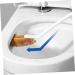 Solustre Toilet Brush - No Loss Toilet Cleaner for Bathroom Gap & Bowl - Durable PP Handle Easy Hanging Design - Buy Online on GoSupps.com