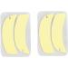 Buy 2 Pair Silicone Lash Pads - Reusable U-Shape Eyelash Perming Curlers for Beauty | International Shipping - Buy Online on GoSupps.com