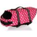 Reflective Dog Swimming Vest - Shtgoi Lifeguard Safety for Small Dogs | Pink Bone Design | Ideal for Water Activities & Boat Riding - Buy Online on GoSupps.com