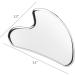 Heart Style Stainless Steel Gua Sha Facial Tool | Metal Gua Sha for Tightening Skin & Massaging Face Body Neck | Best Beauty Tool in Silver - Buy Online on GoSupps.com