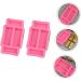 STOBOK 6 Pcs Gold Brick Silicone Mold Epoxy Resin Molds Stencils for Crafts Mold Simulation Gold Bullion Chocolate Mold Epoxy Mold Pink Pirate Fondant Cake Silica Gel Pinkx3pcs 9.3X5.1CMx3pcs - Buy Online on GoSupps.com