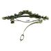 JCGY Mid Size Crystal Barrette | Sparkly Green Crystals | French Clip Clasp | 5A86600-1 - Buy Online on GoSupps.com