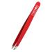 REMOS professional tweezers with extra fine tips for plucking eyebrows - red