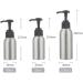 Junhouse Refillable Aluminum Bottle 250ml - Shampoo Lotion Disinfectant Pump Dispenser for Home & Salon - Eco-Friendly & Stylish - Buy Online on GoSupps.com