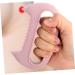 Fomiyes 4-Piece Acupuncture Hand Massager - Silicone Stress Relief Massage Device for Head & Neck | Pink Scalp Brush - Buy Online on GoSupps.com