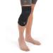 Tommie Copper Pro-Grade Compression Knee Sleeve  Unisex  Men & Women  Adjustable Ultimate Support Sleeve  Integrated Straps for Knee Stability & Muscle Support - Black  Medium Medium Black
