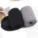 Spa Headband Set - 2 Pack Women's Facial Makeup Hairband Towel with Adjustable Magic Sticker - Black & Gray - Buy Online on GoSupps.com