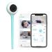Lollipop Baby Monitor (Turquoise) - with Contactless Breathing Monitoring (No Extra Sensor Required, Subscription Service), Sleep Tracking and True Crying Detection, Smart AI WiFi Baby Camera