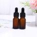 Exceart 10-Pack Empty Drip Bottles - Glass Essential Oil Dropper Bottles for Easy Filling - Brown BPA-Free Containers - Buy Online on GoSupps.com