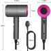 Flintronic 2000W Hair Dryer with Diffuser & Concentrator | Ionic Technology | 2 Speed 3 Heat Settings | Fast Drying Lightweight Design | For Men and Women | Includes 3 Nozzles & 3 Combs - Buy Online on GoSupps.com