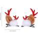 Christmas Hair Clips - Reindeer Antlers Ears Barrettes Portable Reindeer Antlers Ears Barrettes for Family Women Red Sable Dragon Horn - Buy Online on GoSupps.com