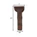Hide & Drink Leather Safety Razor Cover - Double Sided Handmade Bourbon Brown | Premium Quality & International Shipping - Buy Online on GoSupps.com