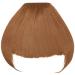 SEGO Clip-in Pony Hairpiece Extensions - Realistic Chestnut Brown Fringe Bangs for Women - Buy Online on GoSupps.com