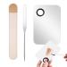 3PCS Makeup Spatula Korean Set Stainless Steel Make Up Palettes and Spatula Makeup Mixing Palettes Cosmetic Spatula Tool Foundation Palette Spatula Kit 3 Pack