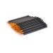 FOMIYES 50pcs White Eyeliner T Tool Gel Eyeliner Eye Makeup Tools Eyeliner Brush Liquid Eyeliner Soft Head 10X0.5cm Orange