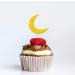 6 Pcs Eid Mubarak Cupcake Toppers Gold Black Glitter Moon Star Eid Mubarak Cupcake Toppers Eid Cake Toppers Eid Cupcake Charms Eid Cake Decorations UK. - Buy Online on GoSupps.com