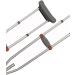 Crutches for Adults Underarm Foldable Underarm Crutches for Disabled People Elderly Mobility Aluminium Lightweight Adjustable Axilla Crutches Great for Travel or Work Lucky Star - Buy Online on GoSupps.com