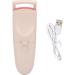 Heated Eyelash Curler USB Chargeable Portable Lasting Salon Home Apricot with 2 Gears Temperature Control - Buy Online on GoSupps.com