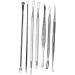 DRESSOOS 14 Pcs Blackhead Removal Tool Extractor Tools Comedone Extractor Blackhead Extractor Silver - Buy Online on GoSupps.com