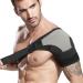 Exceart Shoulder Heating Thermal Shoulder Support Adjustable Strap Heated Shoulder wrap Shoulder wrap Brace Shoulder Posture Brace Neck Heated wrap Shoulder Brace Orthotics Sports Fitness