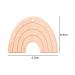 Colcolo 10x Natural Beech Wooden Baby Teething Toys - Rainbow Shape Chew Toys for Toddlers | Safe & Eco-Friendly - Buy Online on GoSupps.com