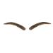 Brown Eyebrow Strips for Women False Eye Brows Human Hair Invisible Lace (6#-Light Brown)