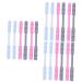 Minkissy 18 StK mask hooks mask extension buckle ear cable adjuster ear hooks Reusable silicone extensions for earremes racker S hooks silica gel ear protector Natchet 15.8x1.5cmx3pcs