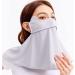 OHRAIN UPF 50+ Sun Protection Balaclava Face Cover Neck Gaiter for Women - Light Grey - Buy Online on GoSupps.com