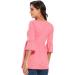 Love2Mi Women Maternity Blouse A Line Pregnancy Shirt 3/4 Bell-Sleeve Striped Maternity Clothes - Size Large, Pink - Buy Online on GoSupps.com