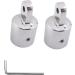 Stainless Steel Bimini Top Cap Eye End Boat Fitting - 2 Pack, Fits 7/8 or 1 Round Tubing - Shenghuiss 316 SS, L Shape Hex Key Included - Buy Online on GoSupps.com