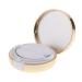 Empty Powder Jar Makeup Cosmetic Container with Soft Sponge for Refilling 15ml - Gold