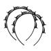 Hroijsl hair band with clips double bang hairstyle hairpin headgear hair cracking clips for women girls women hair clips hair dressing hairpin (2pc)