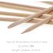 200 Pack Orange Wood Nail Sticks Double Heads Multi Functional Cuticle Pusher Remover Nail Cleaning Manicure Pedicure Tool - Buy Online on GoSupps.com