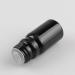 Tianzd 6 pcs 5ml Gloss Black Glass Bottles - Sealed Stopper Silver Cap for Fragrance Aromatherapy & Essential Oils - Buy Online on GoSupps.com