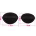 Sponge Bump It Up Volume Hair Stick Pads - 4pcs (2 Large+2 Small) Hair Base Styling Inserts in Black - Hair Bun Maker Accessories - Buy Online on GoSupps.com