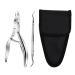 FOYTOKI 1 Set Manicure 2-piece Set Pedicure Tool Fingernail Clipper Nail Pliers Trimmer Nail Clippers Manicure Tool Toenail Finger Pliers Nail Trimmer Home Nail Pliers