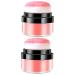 PLAFOPE 2pcs Oil Control Cushion Blush Matte Blush Pink Makeup Pink Blush Blusa Blush Pink Rosy Plastic